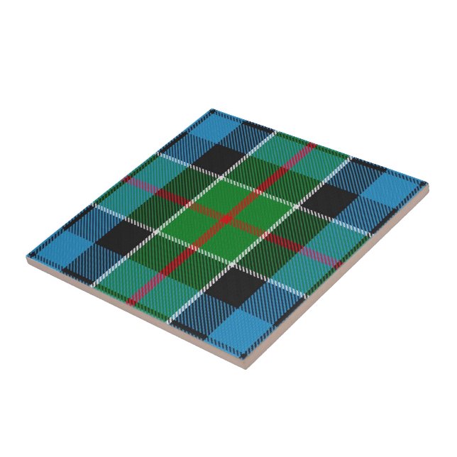 Azulejo Clan Colquhoun Tartan (Lado)