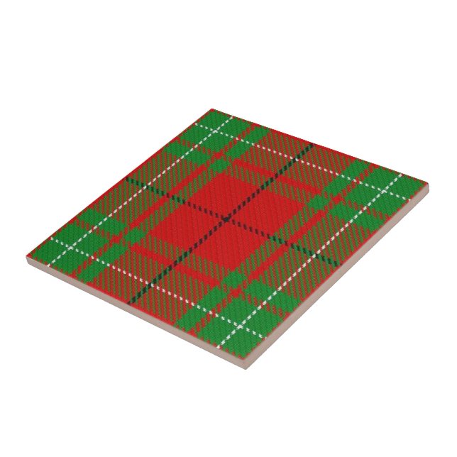 Azulejo Clan Cumming Tartan (Lado)