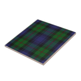 Azulejo Clan Donnachaidh Robertson Hunting Tartan