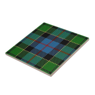 Azulejo Clan Forsyth Scottish Expresations Tartán