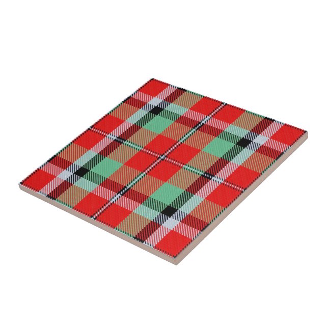 Azulejo Clan Graham Tartan (Lado)