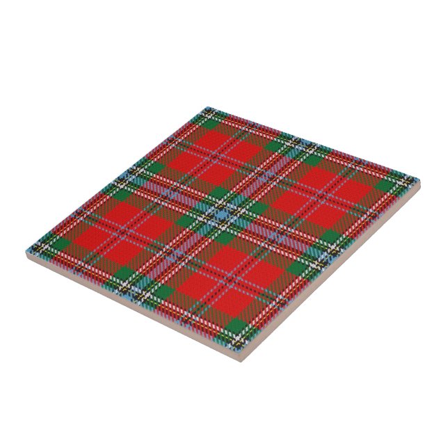 Azulejo Clan Gunn Tartan (Lado)