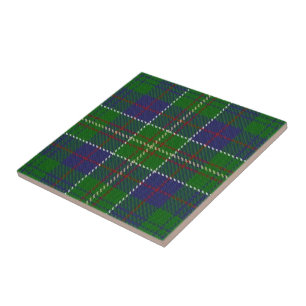 Azulejo Clan Hunter Scottish Expresations Tartán