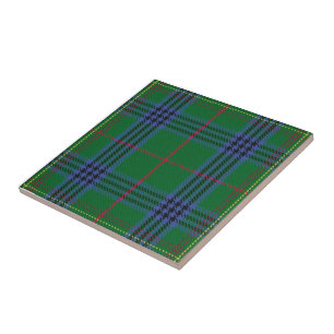 Azulejo Clan Kennedy Tartan