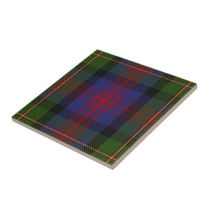 Azulejo Clan Logan Scottish Expresations Tartán