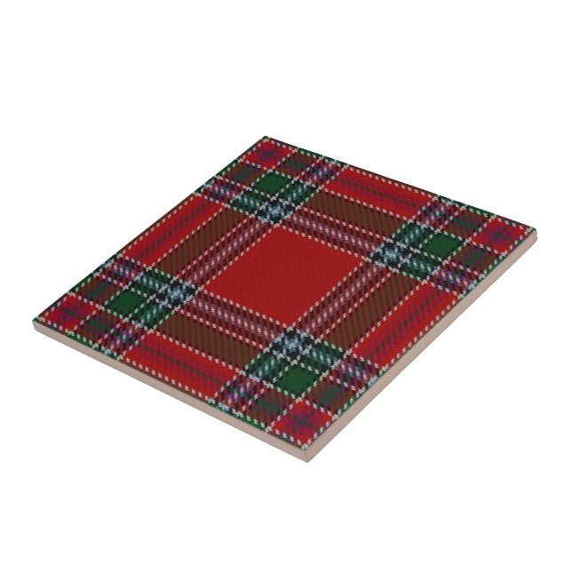 Azulejo Clan MacBean Tartan (Lado)