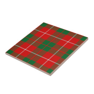 Azulejo Clan MacKinnon Tartan