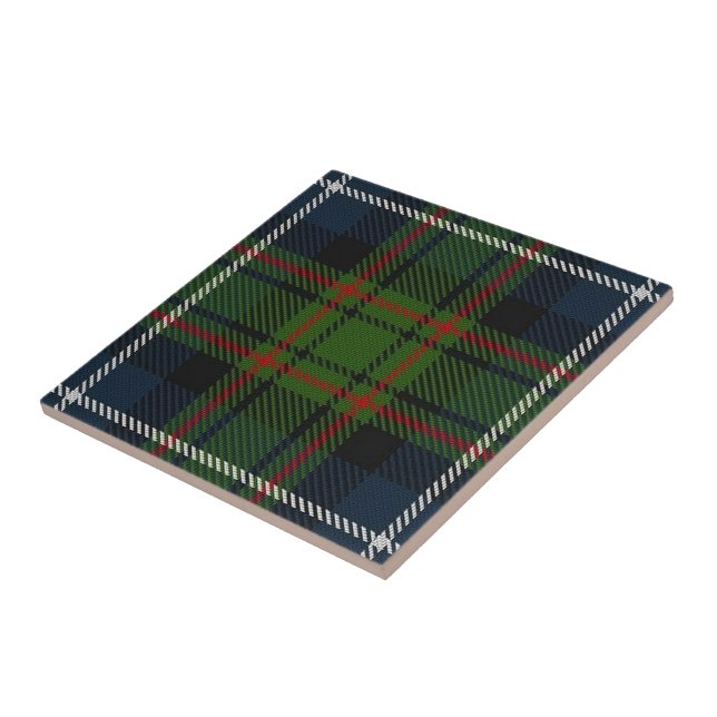 Azulejo Clan MacRae en Escocia Expresiones Tartán (Lado)