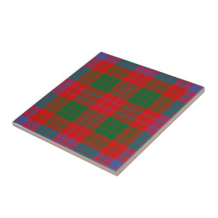 Azulejo Clan Ross Tartan