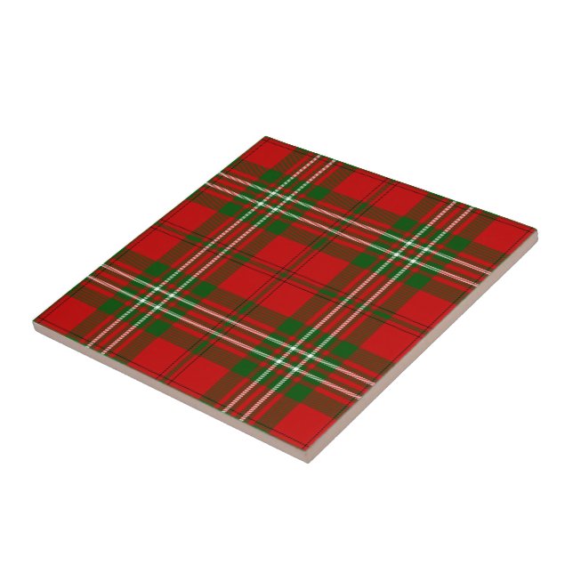 Azulejo Clan Scott Tartan (Lado)