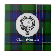 Clan Sinclair Tartan & Escudo Badge
