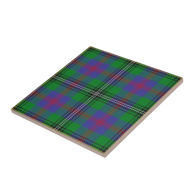 Azulejo Clan Wood Tartan (Lado)