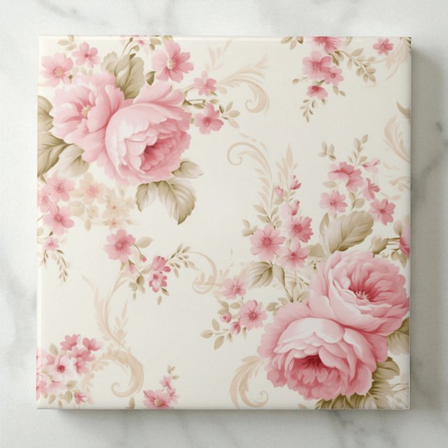 Azulejo Clásica Rosa Pétalo de Rosa Rosa (Subido por el creador)