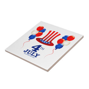 Azulejo Clásico del Día de la Independencia del 4 de julio