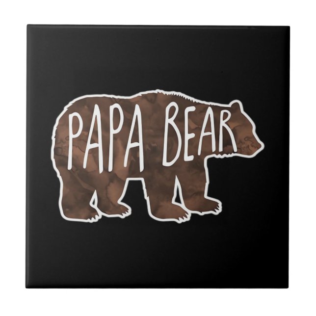 Azulejo Clásico del Oso Papá (Frente)