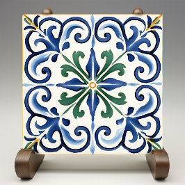 Azulejo Clásico Fleur de Lis Tradicional