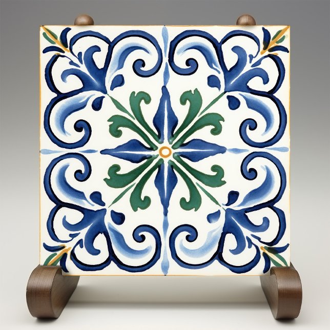 Azulejo Clásico Fleur de Lis Tradicional (Subido por el creador)