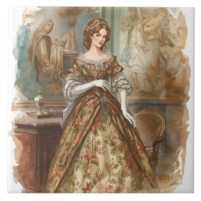 Azulejo Clásico, una visión de la belleza victoriana (Frente)