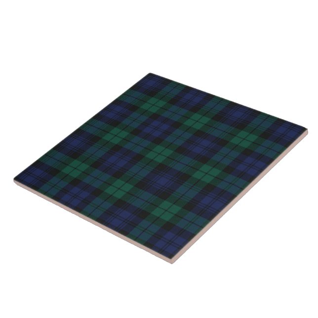 Azulejo Classic Plaid Rustic Green Tartan (Lado)