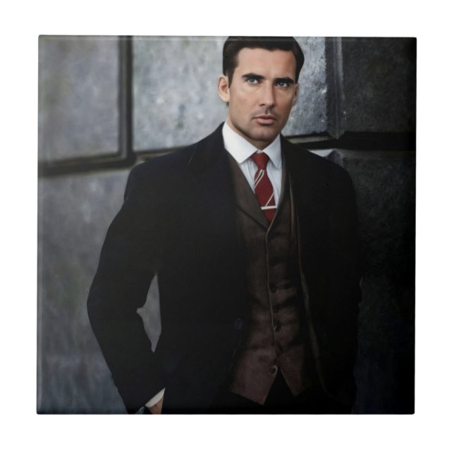 Azulejo Classy Gentleman ceramic tile (Frente)