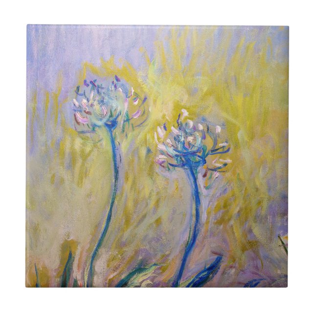 Azulejo Claude Monet - Agapanthus (Frente)