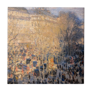 Azulejo Claude Monet - Boulevard des Capucines en París