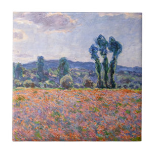 Azulejo Claude Monet - Campo de amapolas 1890 (Giverny)