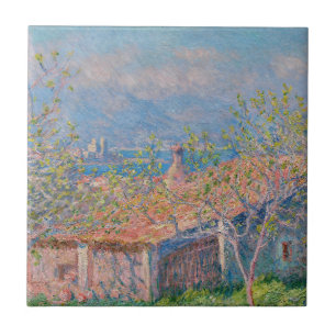 Azulejo Claude Monet - Casa de jardinero en Antibes