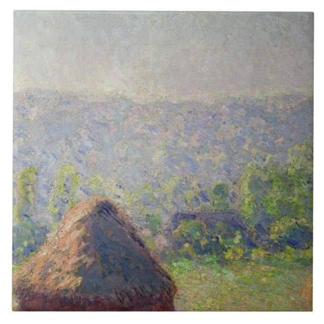 Azulejo Claude Monet el | el final del verano, en Givern (Frente)