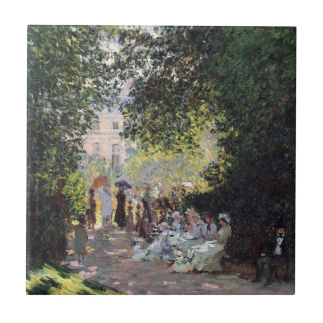 Azulejo Claude Monet el | el Parc Monceau (Frente)