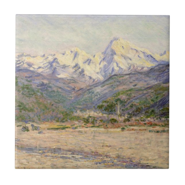 Azulejo Claude Monet el | el valle del Nervia (Frente)