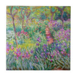 Azulejo Claude Monet - El jardín del Iris en Giverny<br><div class="desc">El Jardín Iris de Giverny / El Jardín del Artista en Giverny - Claude Monet,  1899-1900</div>