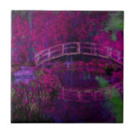 Azulejo Claude Monet El Puente Japonés púrpura<br><div class="desc">Título: El puente japonés (The Bridge in Monet's Garden) púrpura cambia los derechos de autor 2Sweet4wordsDiseños de artista: Claude Monet Fecha: 1895 - 1896 Estilo: Impressionismo Series: The Japanese Bridge</div>