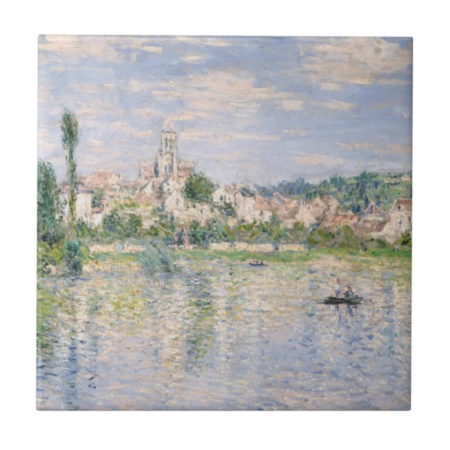 Azulejo Claude Monet el | V�theuil en verano (Frente)