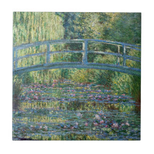 Azulejo Claude Monet - Estanque de nenúfares, Armonía Verd