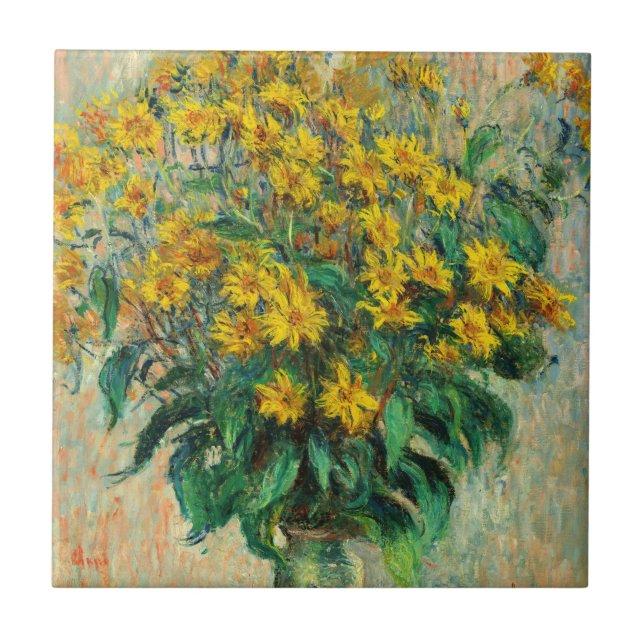 Azulejo Claude Monet - Flores de Tupinambo (Frente)