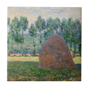 Azulejo Claude Monet - Haystacks cerca de Giverny