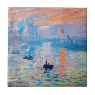 Azulejo Claude Monet - Impresión, amanecer