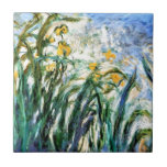 Azulejo Claude Monet, irlandeses amarillos y malva 19<br><div class="desc">Artista: Claude Monet Título: Yiros amarillos y Año Malva: 1914-1917 Hermosos iris amarillos con altas hojas verdes contra un cielo azul calmado.</div>