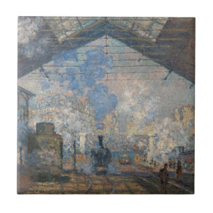 Azulejo Claude Monet - La Estación de Saint-Lazare