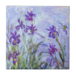 Azulejo Claude Monet - Lilac Irises / Iris Mauves<br><div class="desc">Lilac Irises / Iris Mauves - Claude Monet,  1914-1917</div>