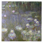 Azulejo Claude Monet - lirios de agua<br><div class="desc">Lirios de agua de Claude Monet, 1922. Claude Monet era un fundador de la pintura impresionista francesa, y el médico más constante y más prolífico de la filosofía del movimiento de expresar sus opiniones antes de naturaleza, especialmente en relación a la pintura de paisaje del plein-aire. El término "impresionismo" se...</div>