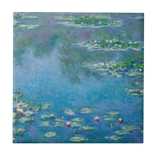 Azulejo Claude Monet - Nenúfares 1906 (Frente)