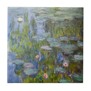 Azulejo Claude Monet Nenúfares 1915 Arte Impresionista