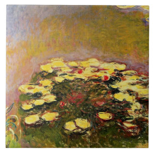 Azulejo Claude Monet, Nenúfares (amarillo),