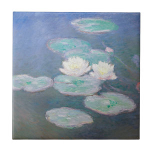 Azulejo Claude Monet - Nenúfares, efecto de la tarde