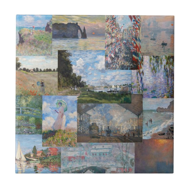 Azulejo Claude Monet - Patchwork (Frente)