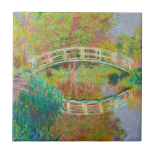 Azulejo Claude Monet - Puente Japonés, Giverny