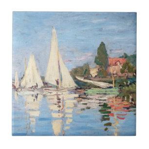 Azulejo Claude Monet - Regatas en Argenteuil