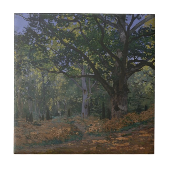 Azulejo Claude Monet | Roble Bodmer, Fontainebleau Fores (Frente)